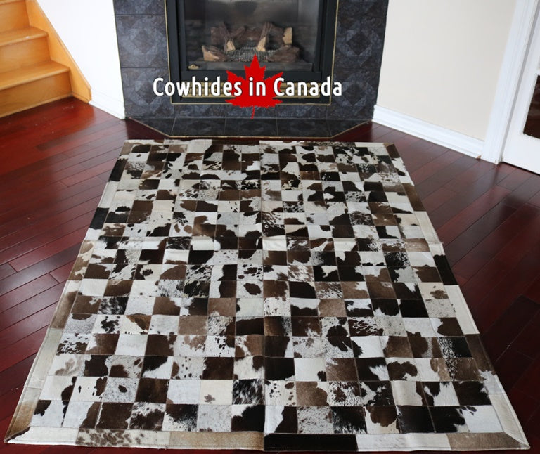 98081 Cowhide rug Collection PATCHWORK Cowhides in Canada