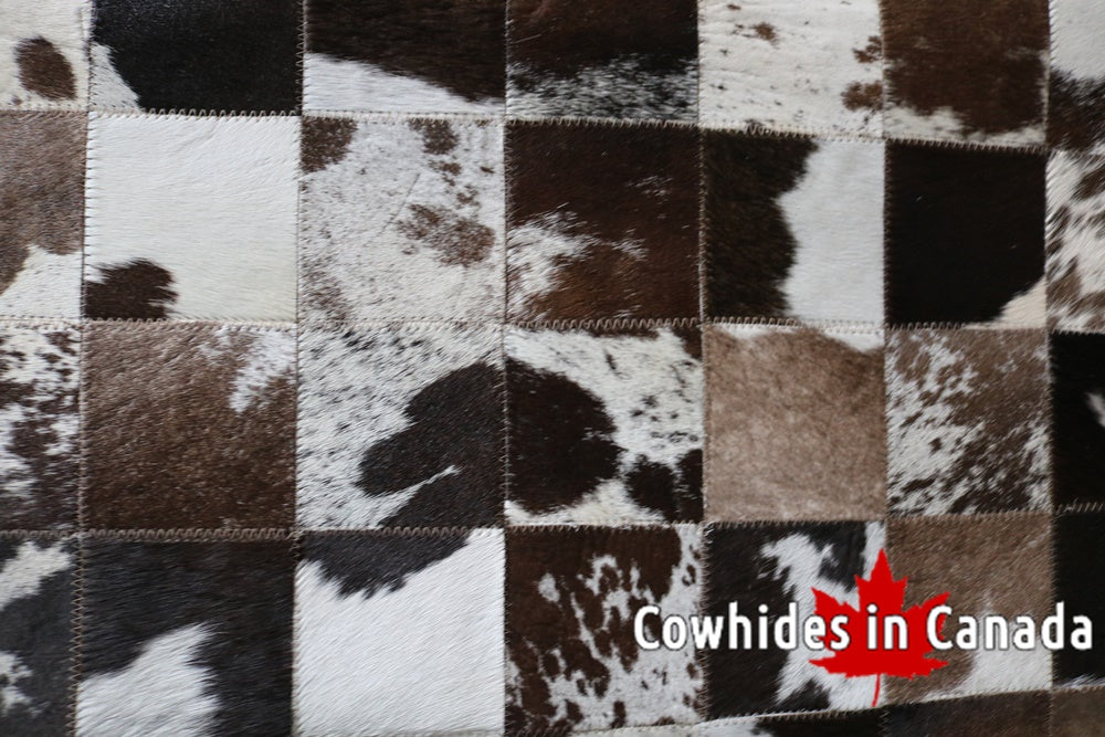 98081 Cowhide rug Collection PATCHWORK Cowhides in Canada