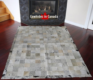 98082  Cowhide rug Collection PATCHWORK Cowhides in Canada