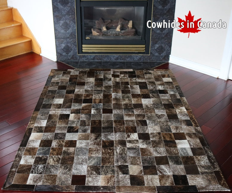 98084  Cowhide rug Collection PATCHWORK Cowhides in Canada