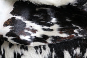 Real Cowhide Rug Tricolor. Premium Collection. Code 98085