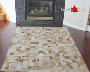 98086  Cowhide rug Collection PATCHWORK Cowhides in Canada