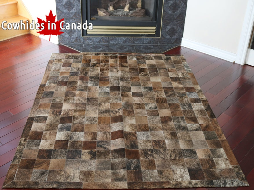 98088  Cowhide rug Collection PATCHWORK Cowhides in Canada