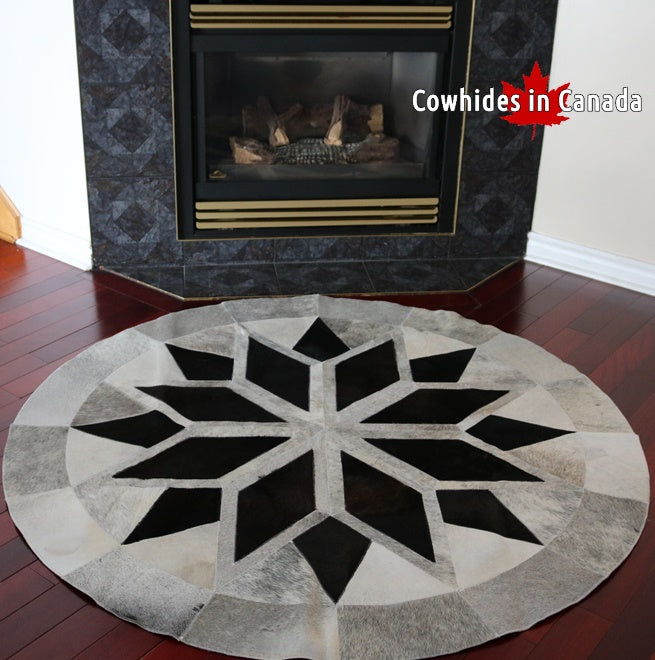 98095 Cowhide rug Collection Cowhides in Canada MANDALA BIG SIZE