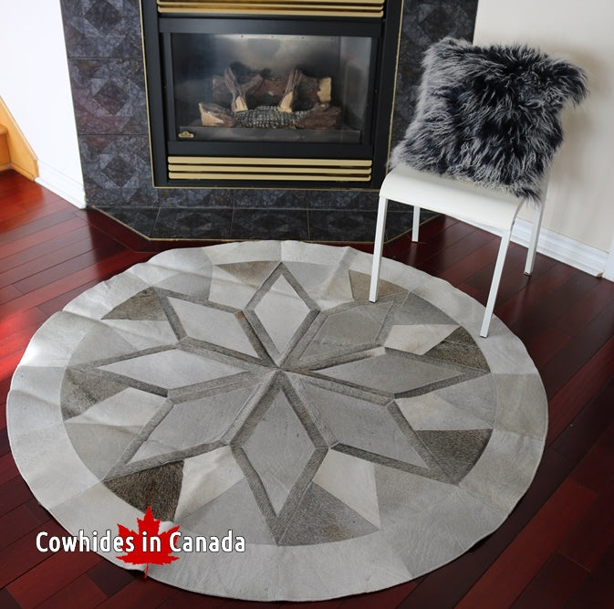 98100 Cowhide rug Collection Cowhides in Canada MANDALA BIG SIZE