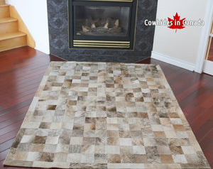 98116  Cowhide rug Collection PATCHWORK Cowhides in Canada