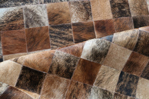 98121  Cowhide rug Collection PATCHWORK Cowhides in Canada