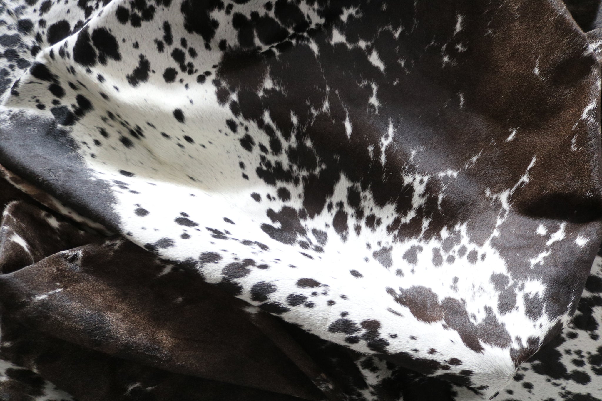 99720 Cowhide  rug TRICOLOR  - Premium  Collection  SUPER BIG SIZE XXXL