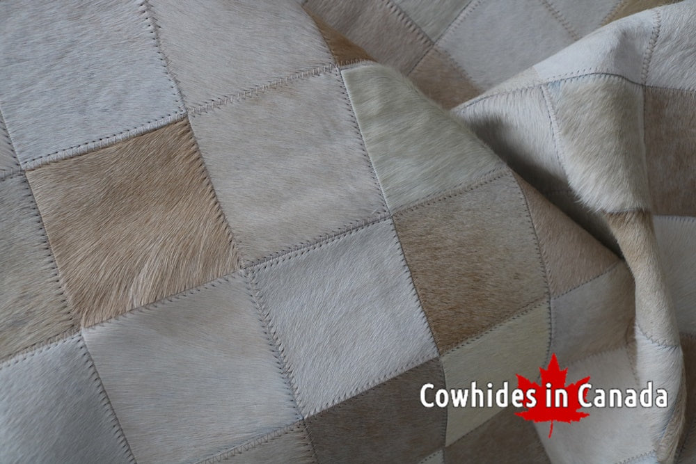 98138  Cowhide rug Collection PATCHWORK Cowhides in Canada