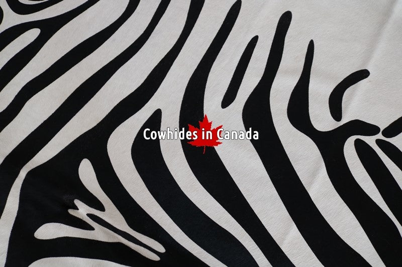 Cowhide rug printed zebra. Code 98141.