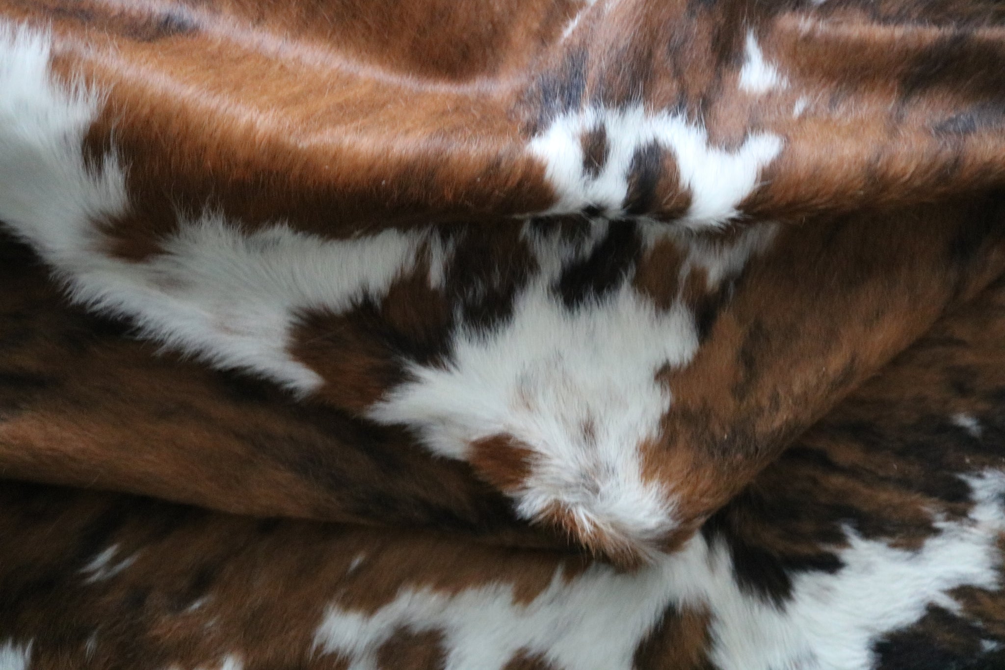 99755 Cowhide  rug TRICOLOR  - Premium  Collection