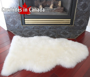 98149  Tapis GRAND peau de Mouton Sheepskin BIG SIZE X 1 IVORY IVOIRE