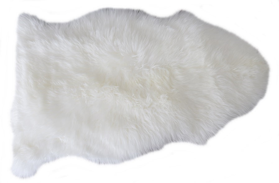 98160 Tapis GRAND peau de Mouton Sheepskin BIG SIZE X 1 IVORY IVOIRE