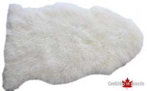 98209 Tapis GRAND peau de Mouton Sheepskin BIG SIZE X 1 IVORY IVOIRE