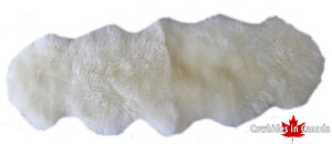 98210 Tapis GRAND peau de Mouton Sheepskin BIG SIZE  IVORY IVOIRE