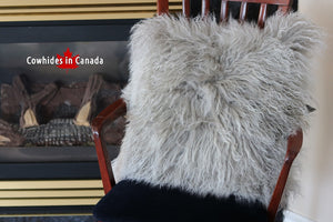 98219 PILLOW TIBETAN LAMB FUR COLLECTION COWHIDES IN CANADA PREMIUM