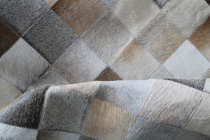 98224  Cowhide rug Collection PATCHWORK Cowhides in Canada