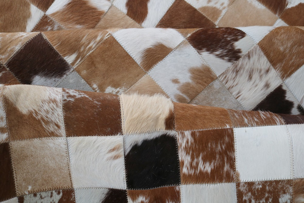 98227  Cowhide rug Collection PATCHWORK Cowhides in Canada