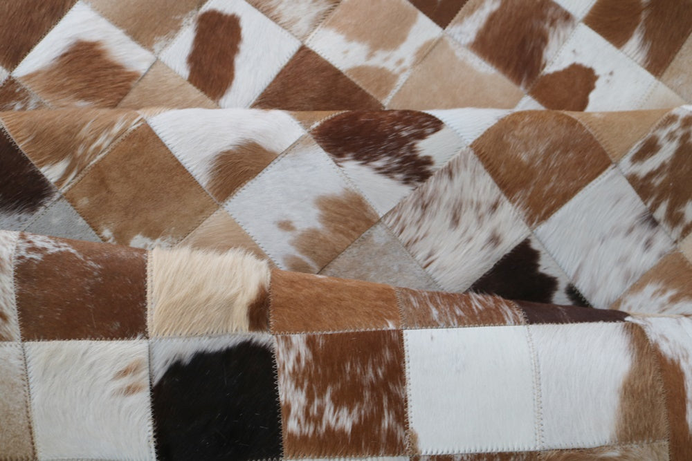 98227  Cowhide rug Collection PATCHWORK Cowhides in Canada