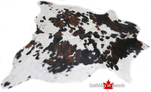 98240  Cowhide rug Collection Cowhides in Canada TRICOLOR