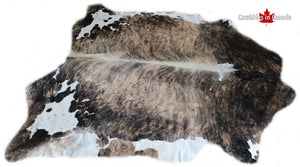 98243 Cowhide rug Collection Cowhides in Canada XXXL  BRINDLE LIGHT