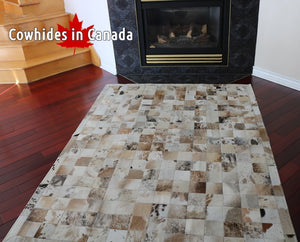 98257  Cowhide rug Collection PATCHWORK Cowhides in Canada