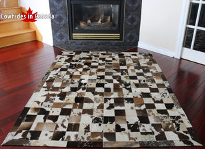 98299  Cowhide rug Collection PATCHWORK Cowhides in Canada