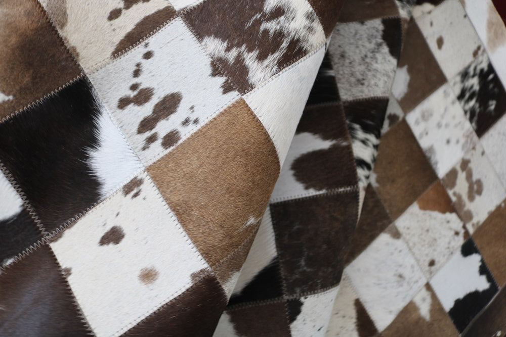 98299  Cowhide rug Collection PATCHWORK Cowhides in Canada