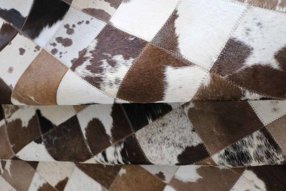 98299  Cowhide rug Collection PATCHWORK Cowhides in Canada