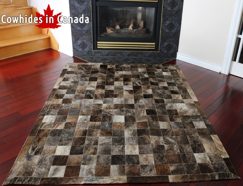 98300  Cowhide rug Collection PATCHWORK Cowhides in Canada