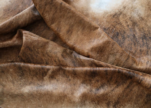 Brindle Brown Cowhide Rug. Code 95321.