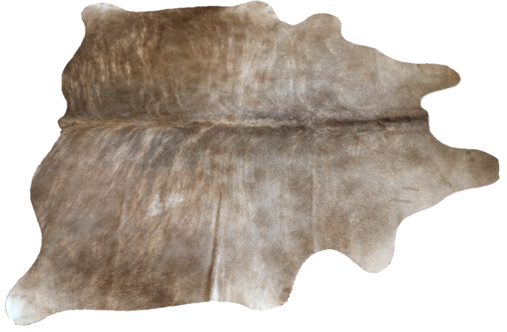 Brown cowhide rug. Code 95239.