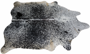 Salt and Pepper cowhide rug. Code 96141.