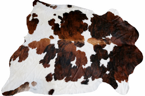 Beautiful Cowhide rug Tricolor XXL. Code 97021.