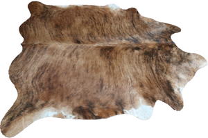 Brown Brindle cowhide rug. Code 96167.