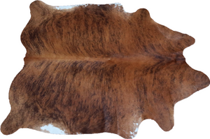 Brindle Cowhide Rug Tricolor. Code 96139.