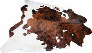 Cowhide Rug Tricolor XXL Premium Collection. Code 97019.