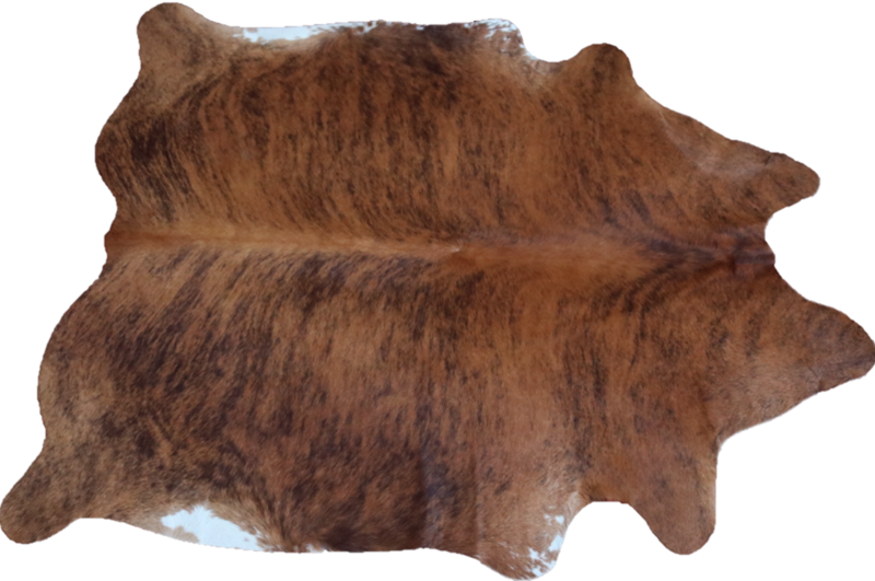 Brindle Cowhide Rug Tricolor. Code 96139.