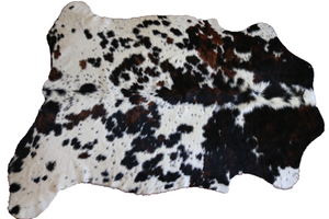 Exotic cowhide rug Tricolor. Code 96137.