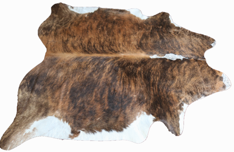 Cowhide rug Brown and White. Code 95345.