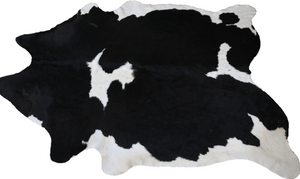 Black and White Cowhide rug.Code 70392.