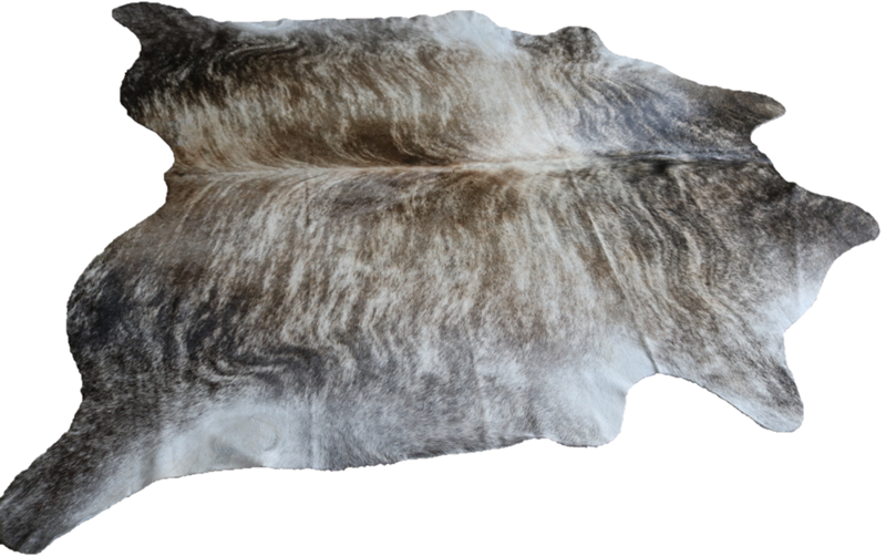 Light Brindle Cowhide Rug. Code 95314.