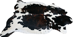 Cowhide rug Tricolor XXXL Premium Collection. Code 97001