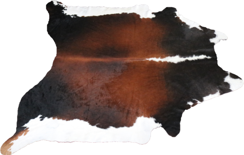 Big Cowhide Rug Tricolor XXL. Code 9135.