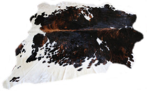 Big Real XL Cowhide Rug Tricolor. Premium Collection. Code 98022