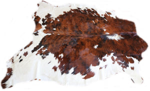 Real Cowhide Rug Tricolor. Premium Collection. Code 98023