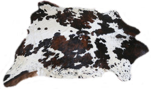 Real Cowhide Rug Tricolor. Premium Collection. Code 98024