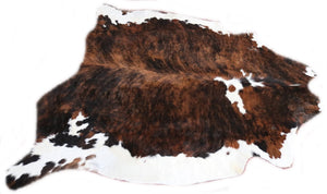 Real Cowhide Rug Tricolor. Premium Collection. Code 98033