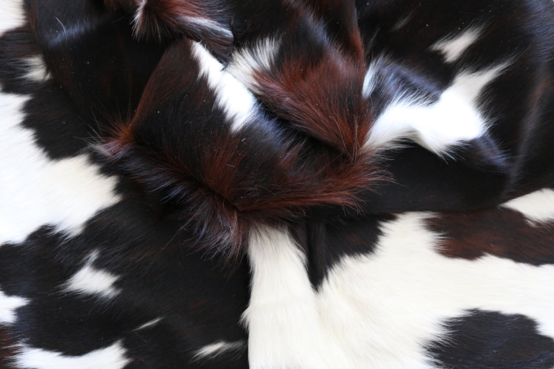 200527- Cowhide Rug Tricolor -  Premium Collection