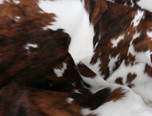 300103 - Tricolor Cowhide Rug - Premium Collection